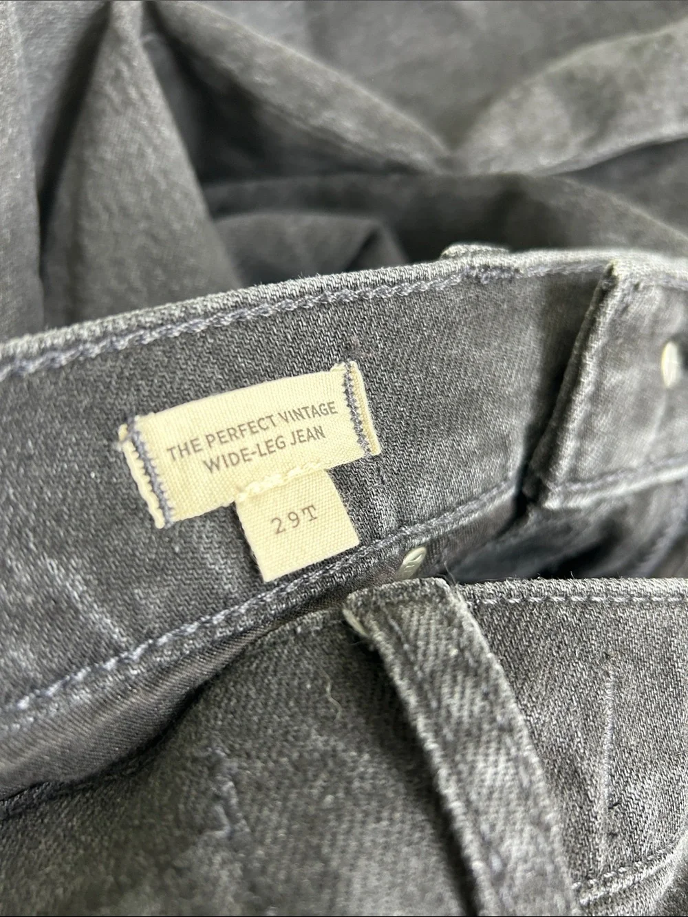 Madewell Black Straight Jeans